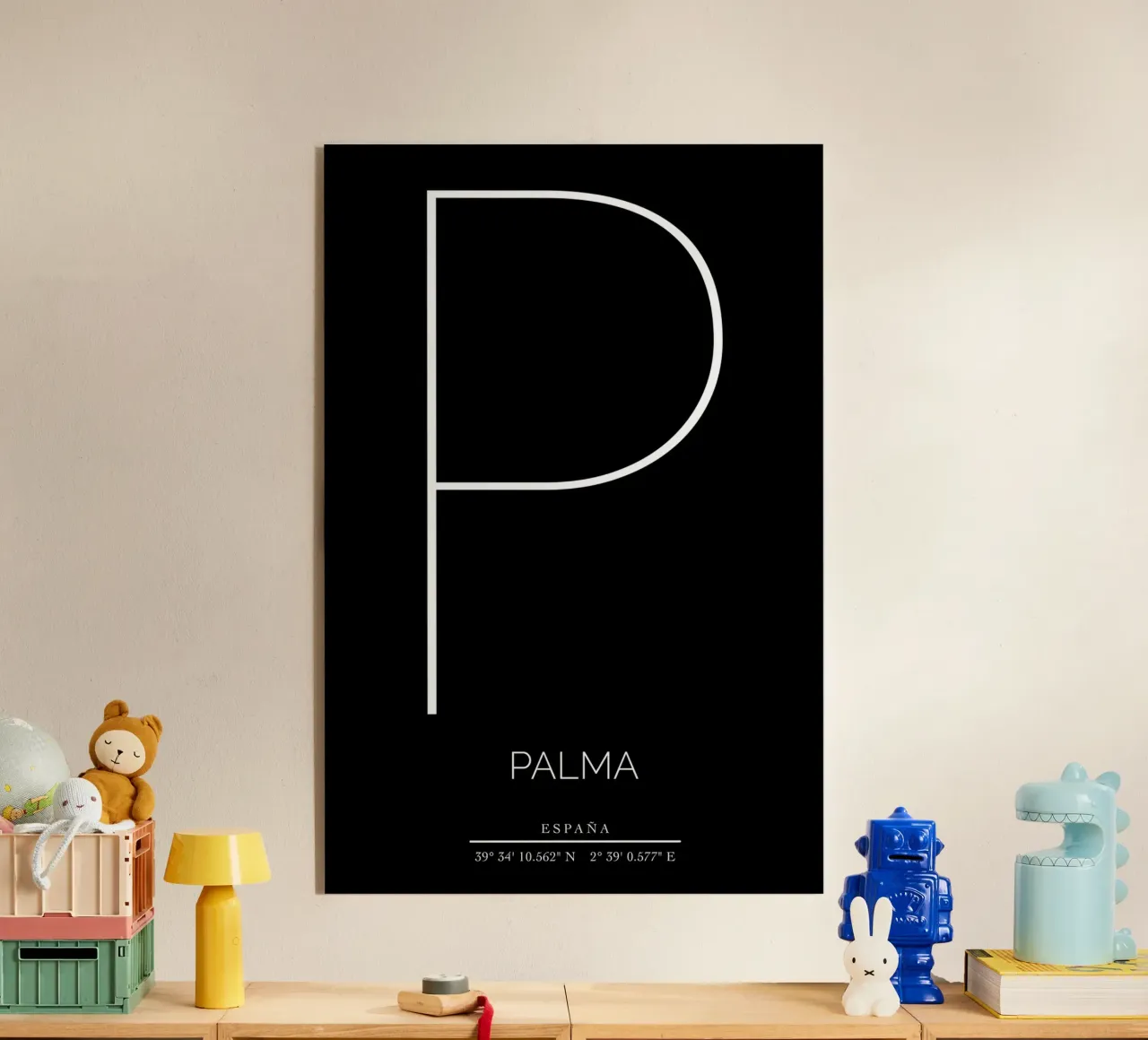 PALMA - nero plexiglass da CityLights