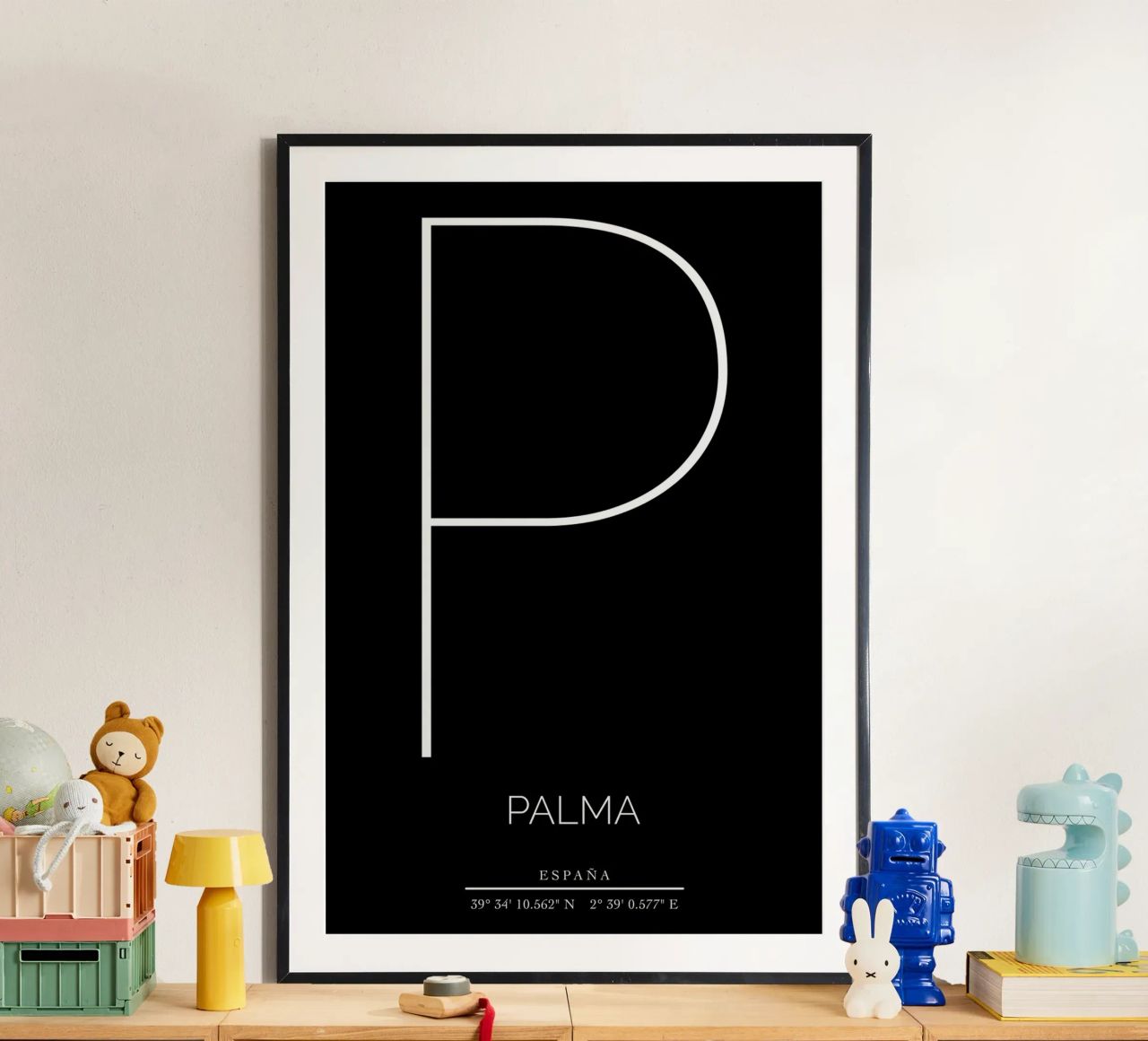 PALMA - nero Poster von CityLights