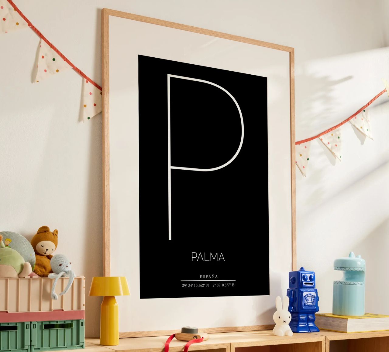 PALMA - nero Poster von CityLights