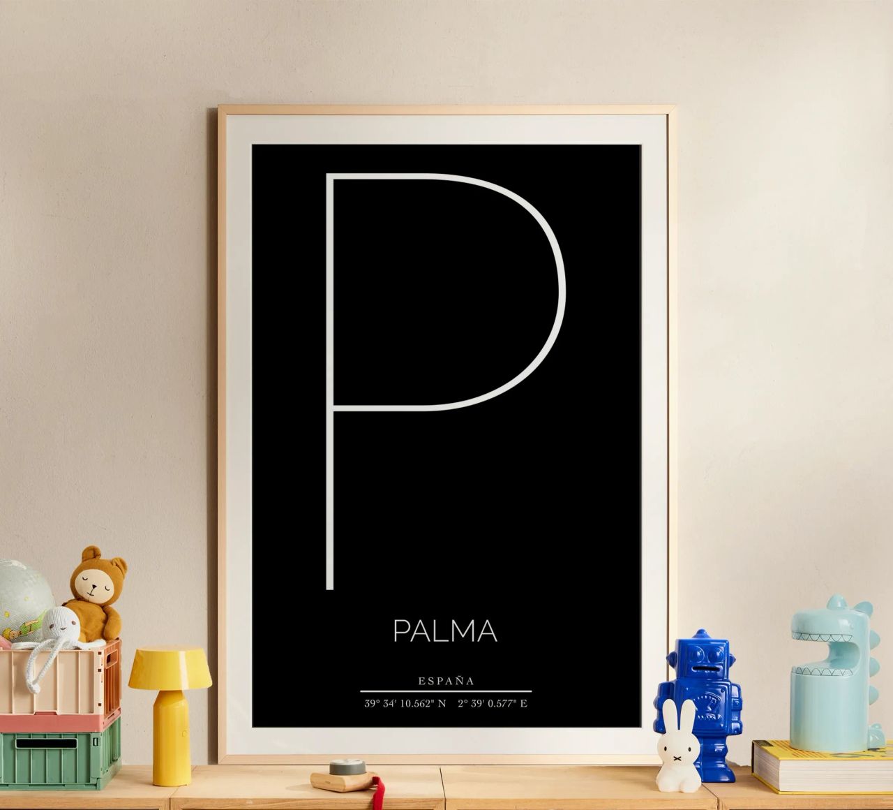 PALMA - nero Poster von CityLights