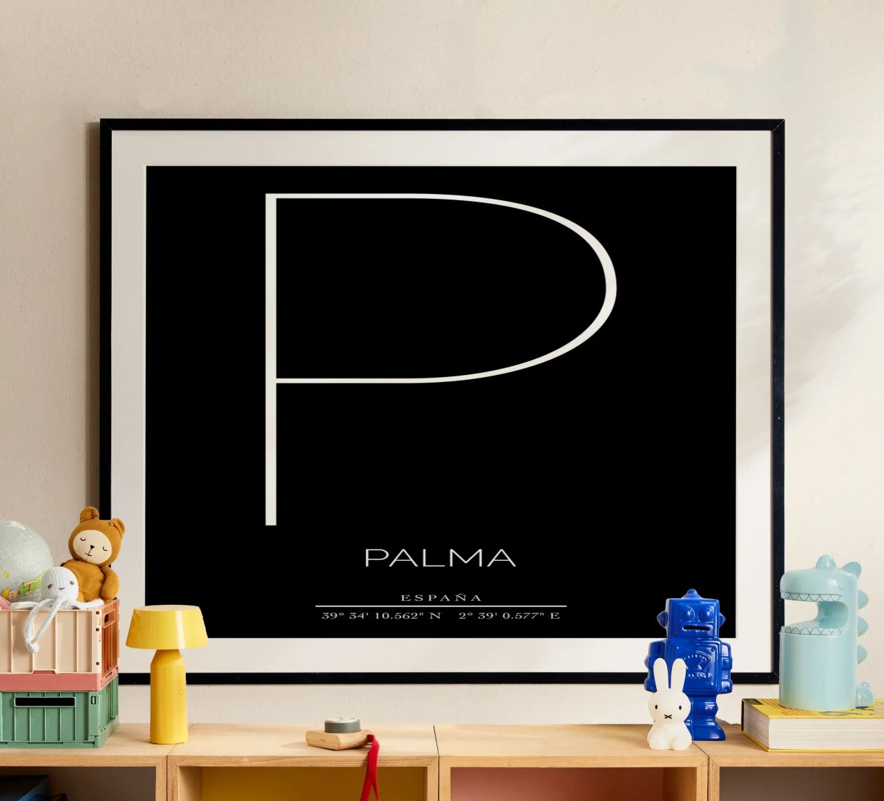 PALMA - nero Poster von CityLights