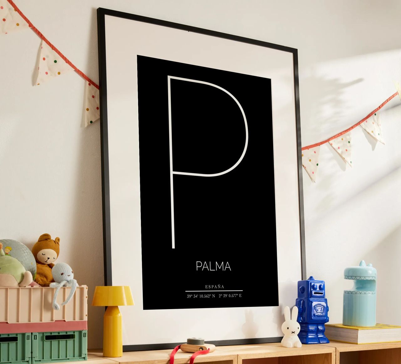 PALMA - nero Poster von CityLights