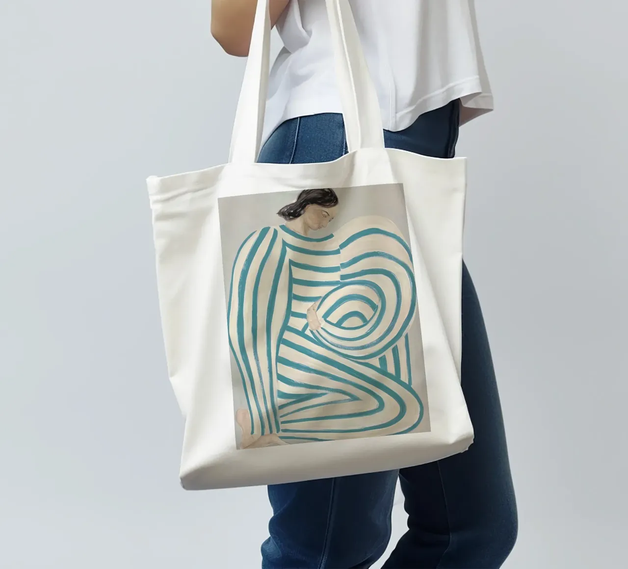 Sofia Lind 8 borsa in juta da Jeff Pinson