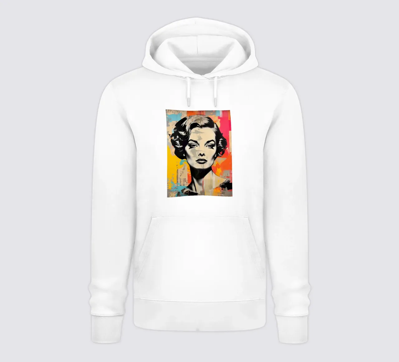 Romy Schneider come icona della pop art felpa con cappuccio da Autofocus