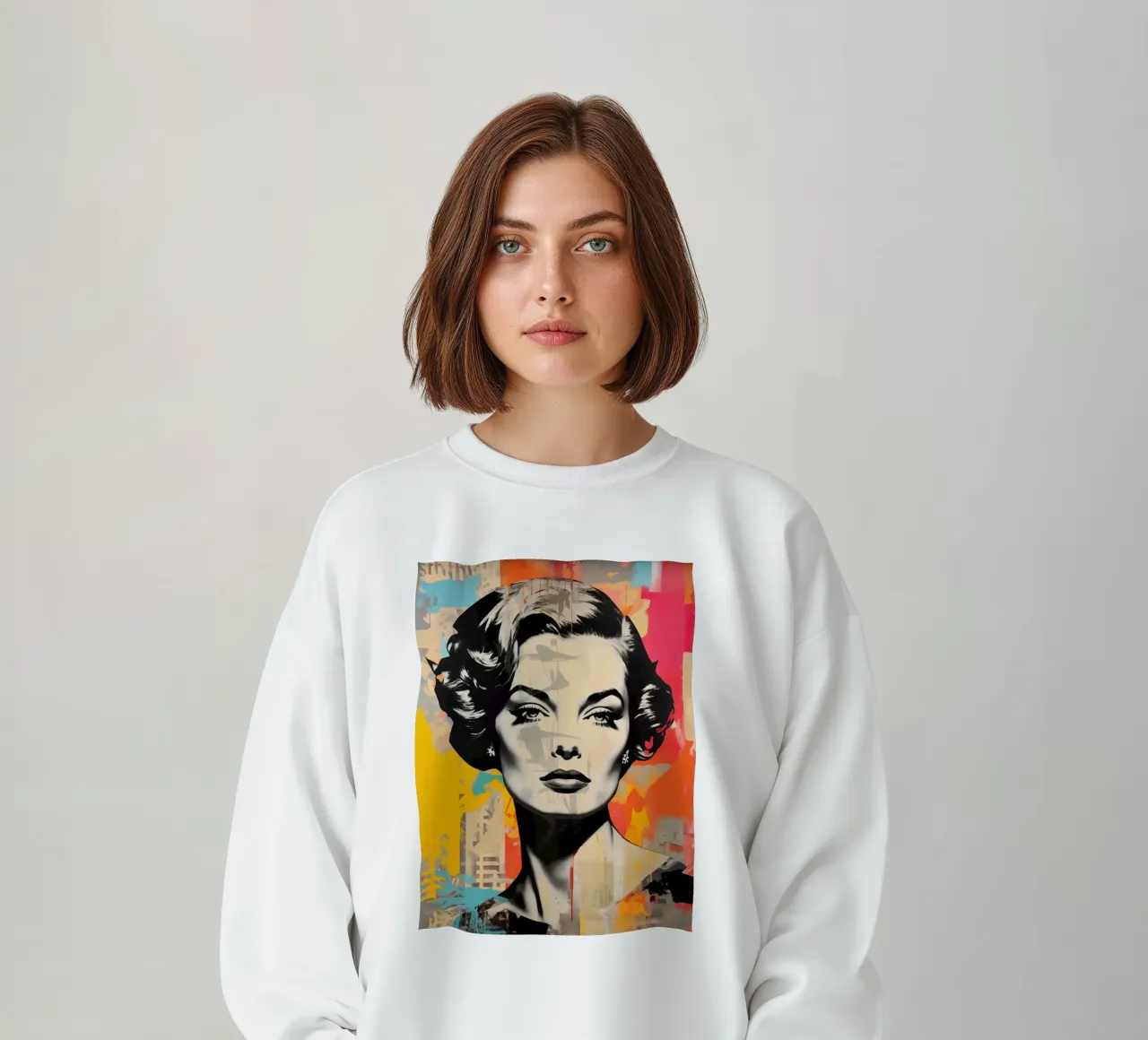 Romy Schneider come icona della pop art felpa da Autofocus