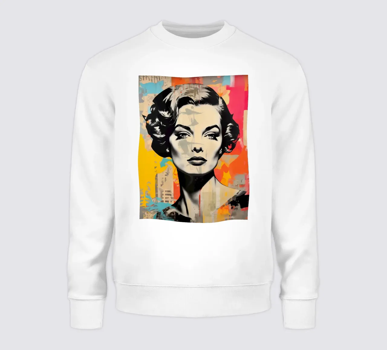 Romy Schneider come icona della pop art felpa da Autofocus