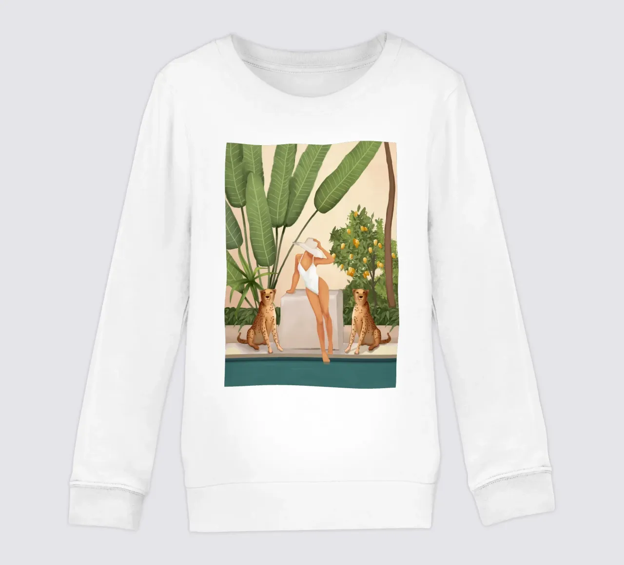 Summer in the Wild felpa bambino da cityart
