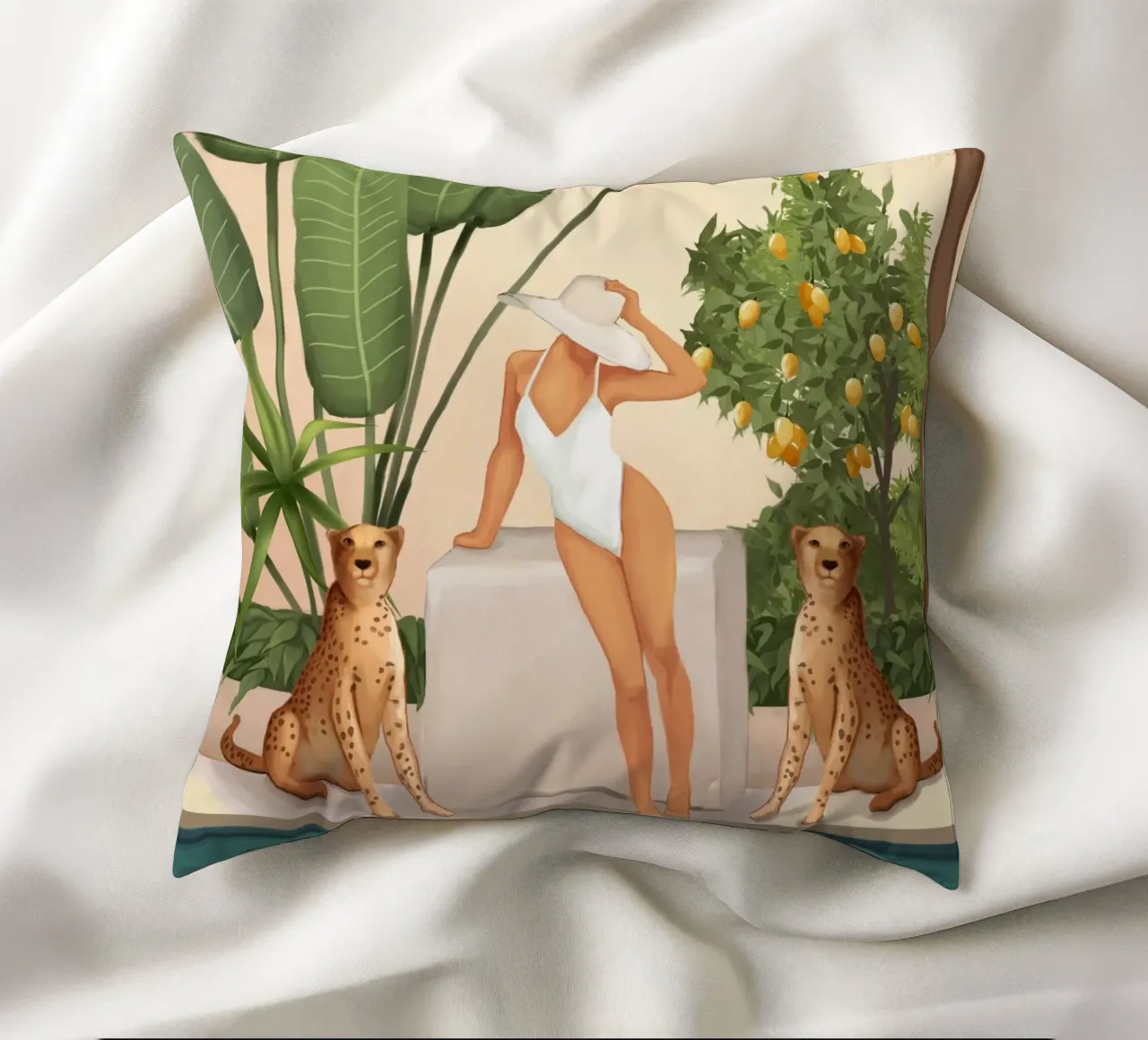 Summer in the Wild cuscino da cityart