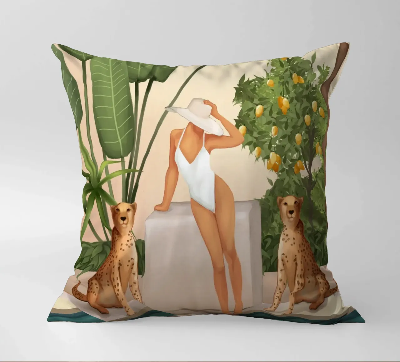 Summer in the Wild cuscino da cityart