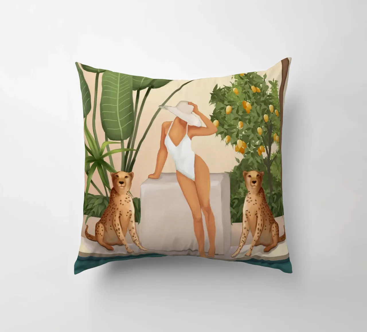 Summer in the Wild cuscino da cityart