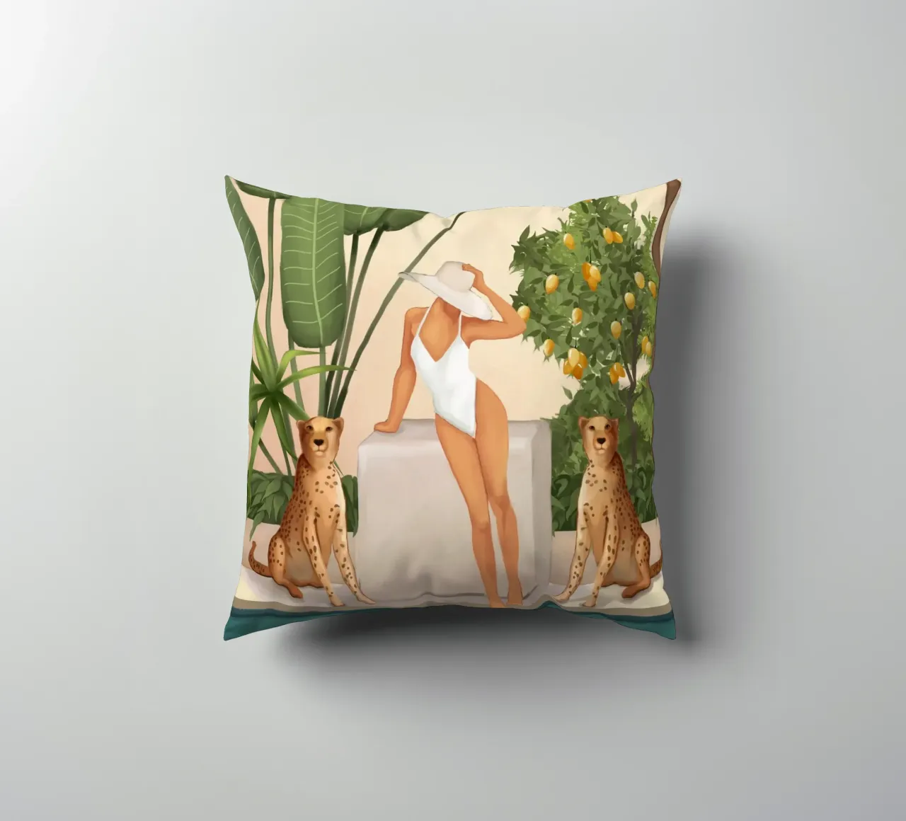 Summer in the Wild cuscino da cityart