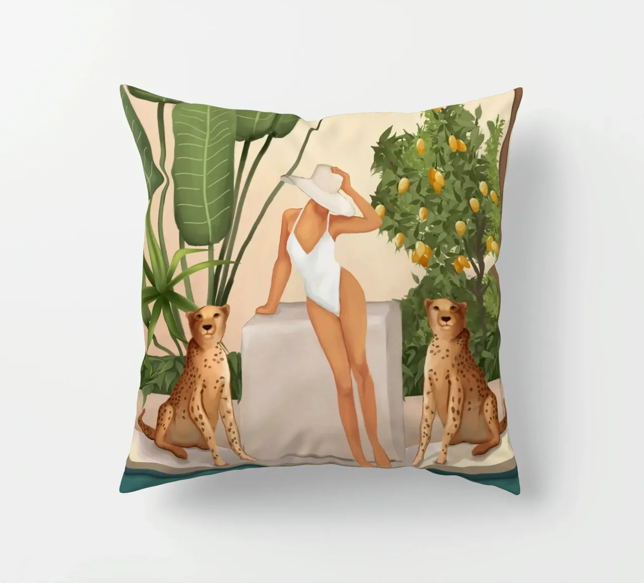Summer in the Wild cuscino da cityart