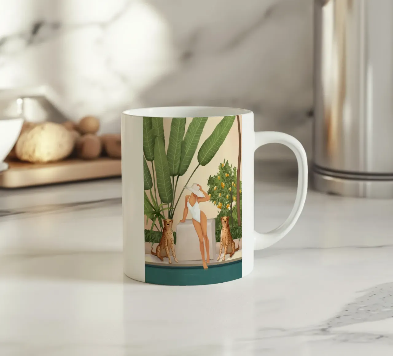 Summer in the Wild tazza in ceramica da cityart