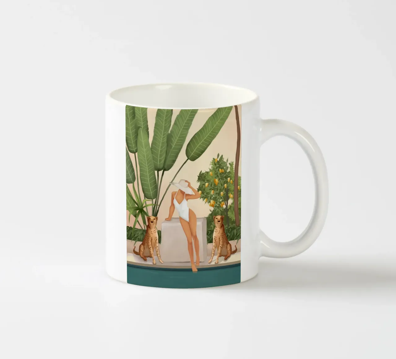 Summer in the Wild tazza in ceramica da cityart