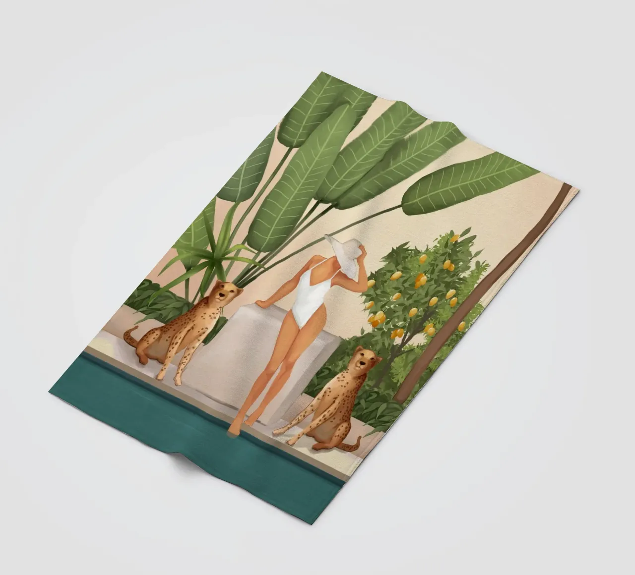 Summer in the Wild coperta in pile da cityart