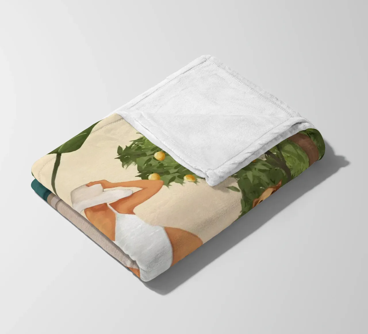 Summer in the Wild coperta in pile da cityart