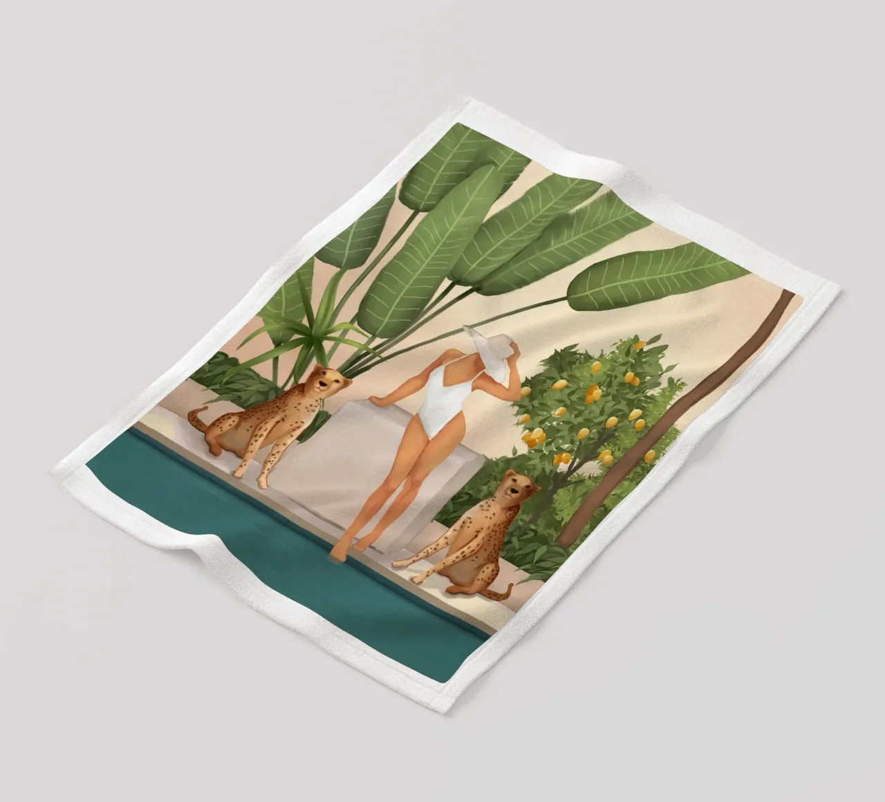 Summer in the Wild coperta in pile da cityart