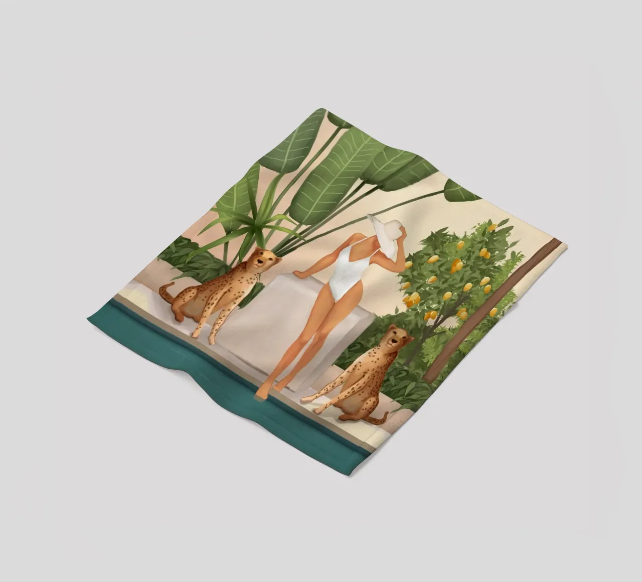 Summer in the Wild coperta in pile da cityart
