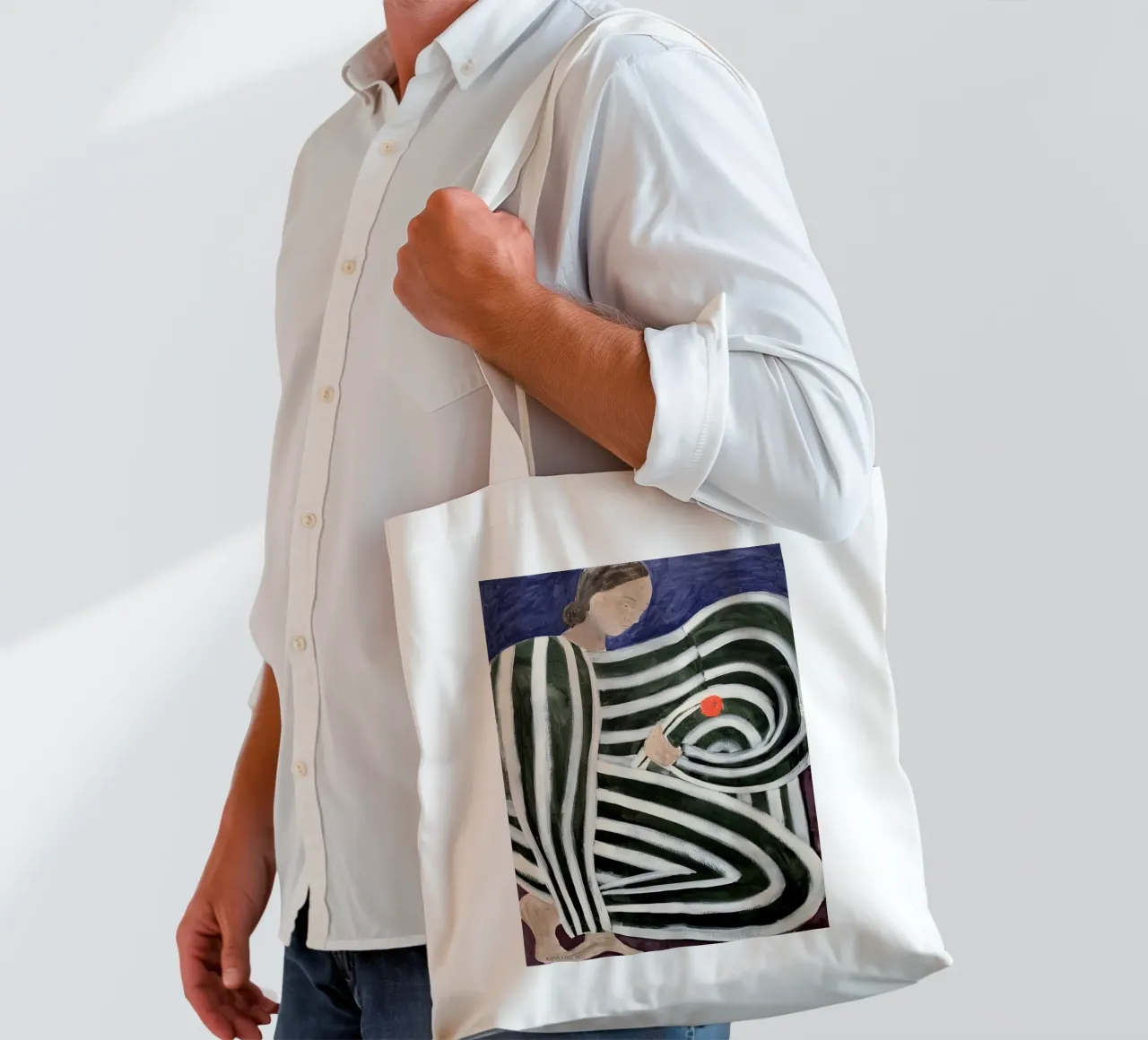 Sofia Lind 22 borsa in juta da Jeff Pinson