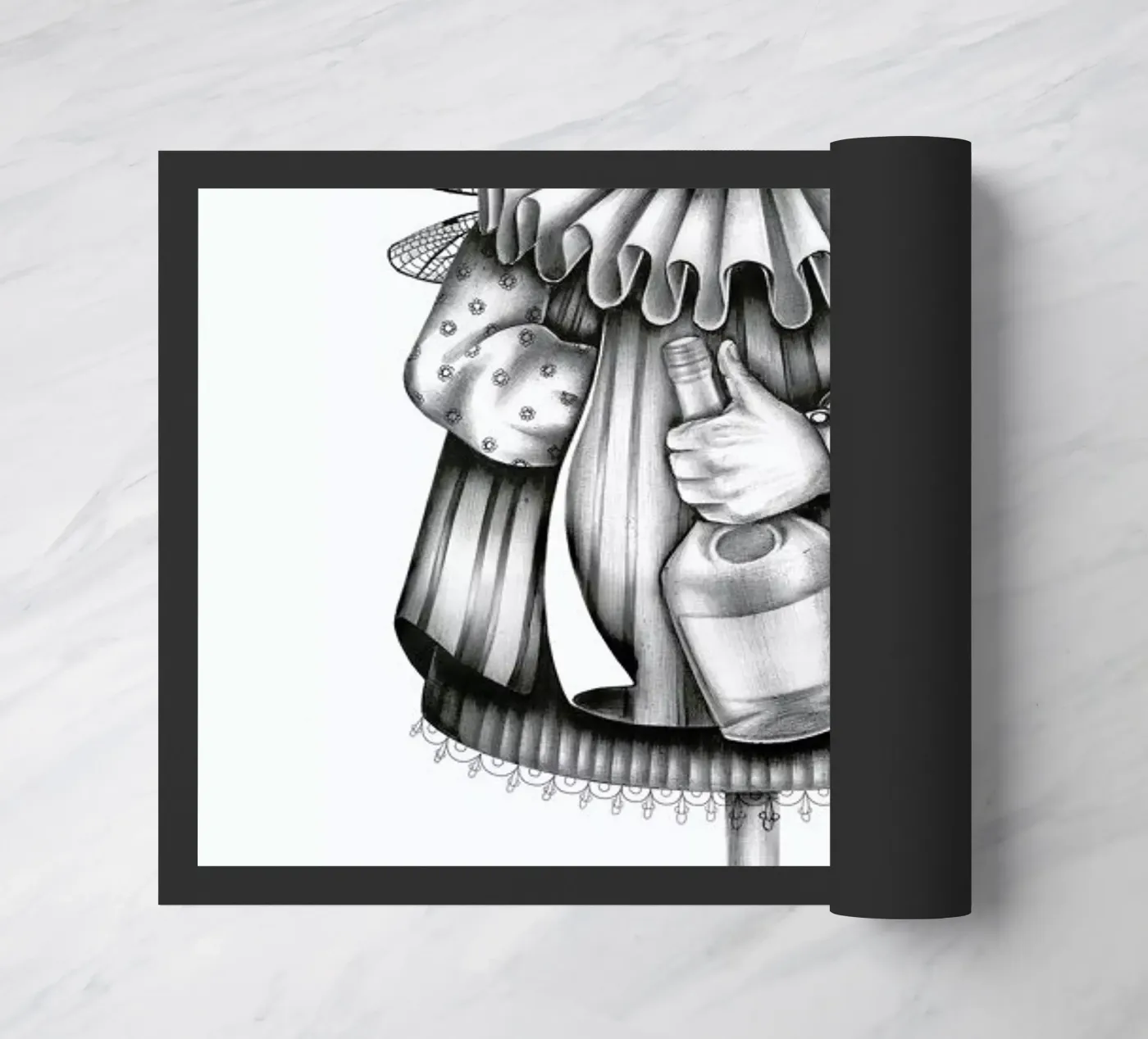 Fish Fußmatte von Maria Vdovichenko