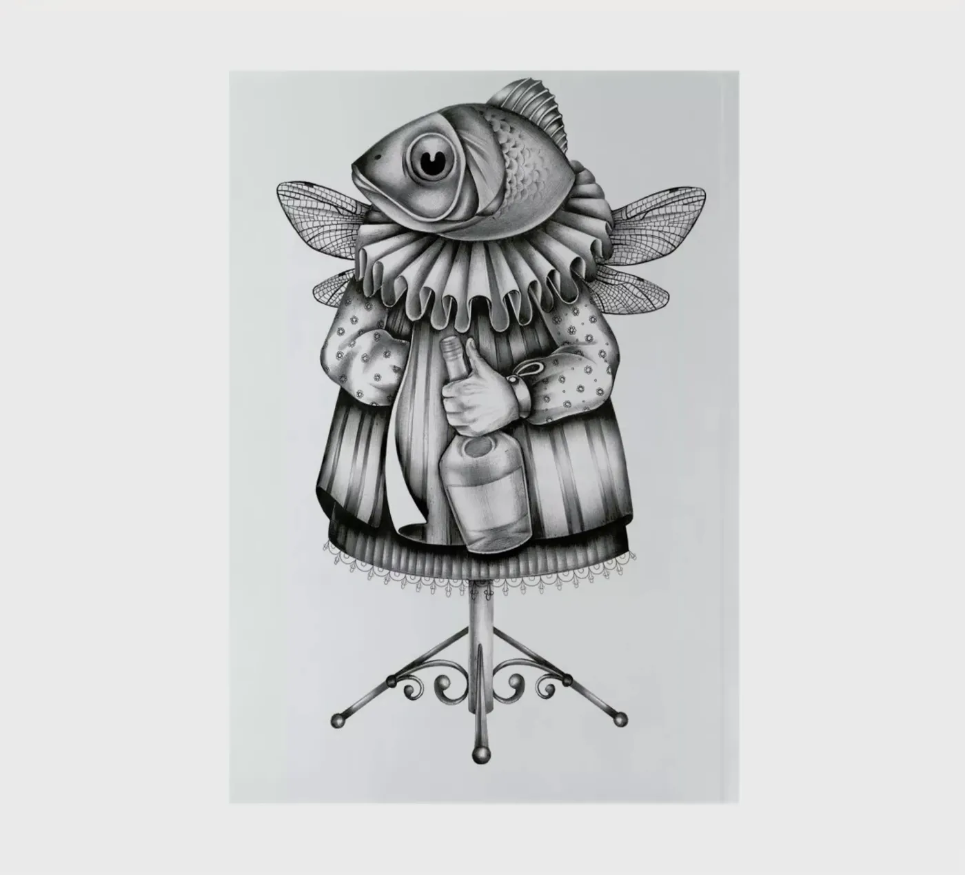 Fish notebook by Maria Vdovichenko