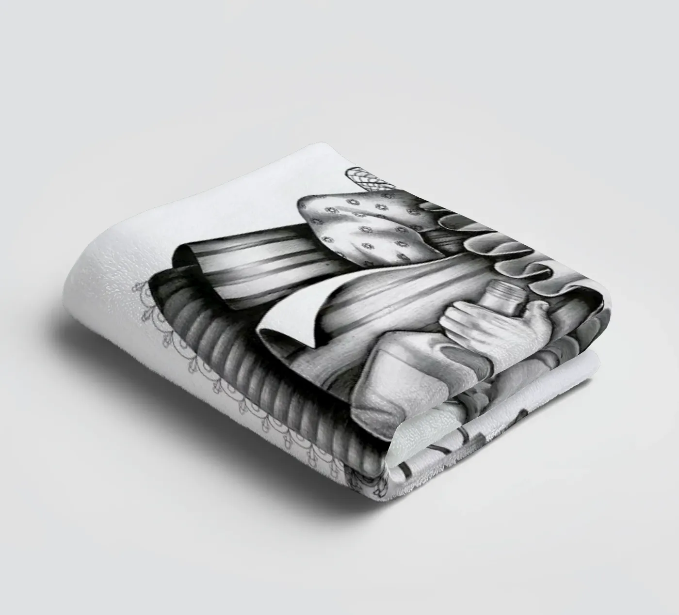 Fish towel by Maria Vdovichenko