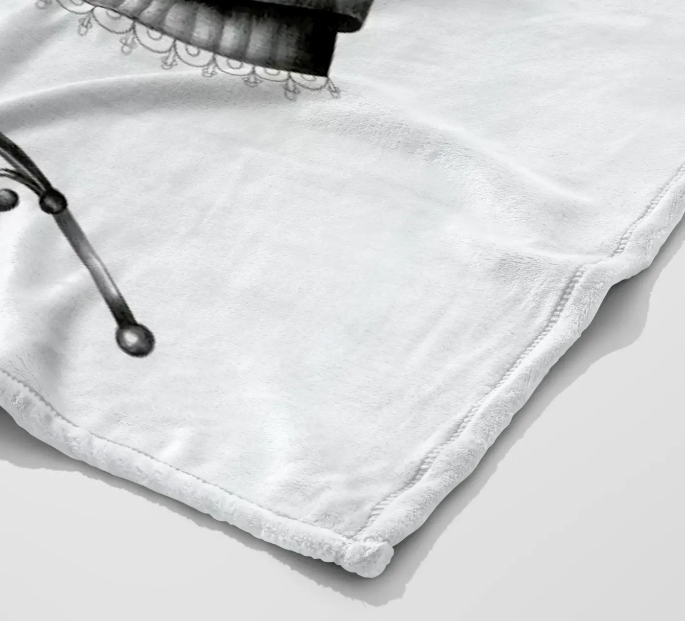 Fish fleece blanket by Maria Vdovichenko