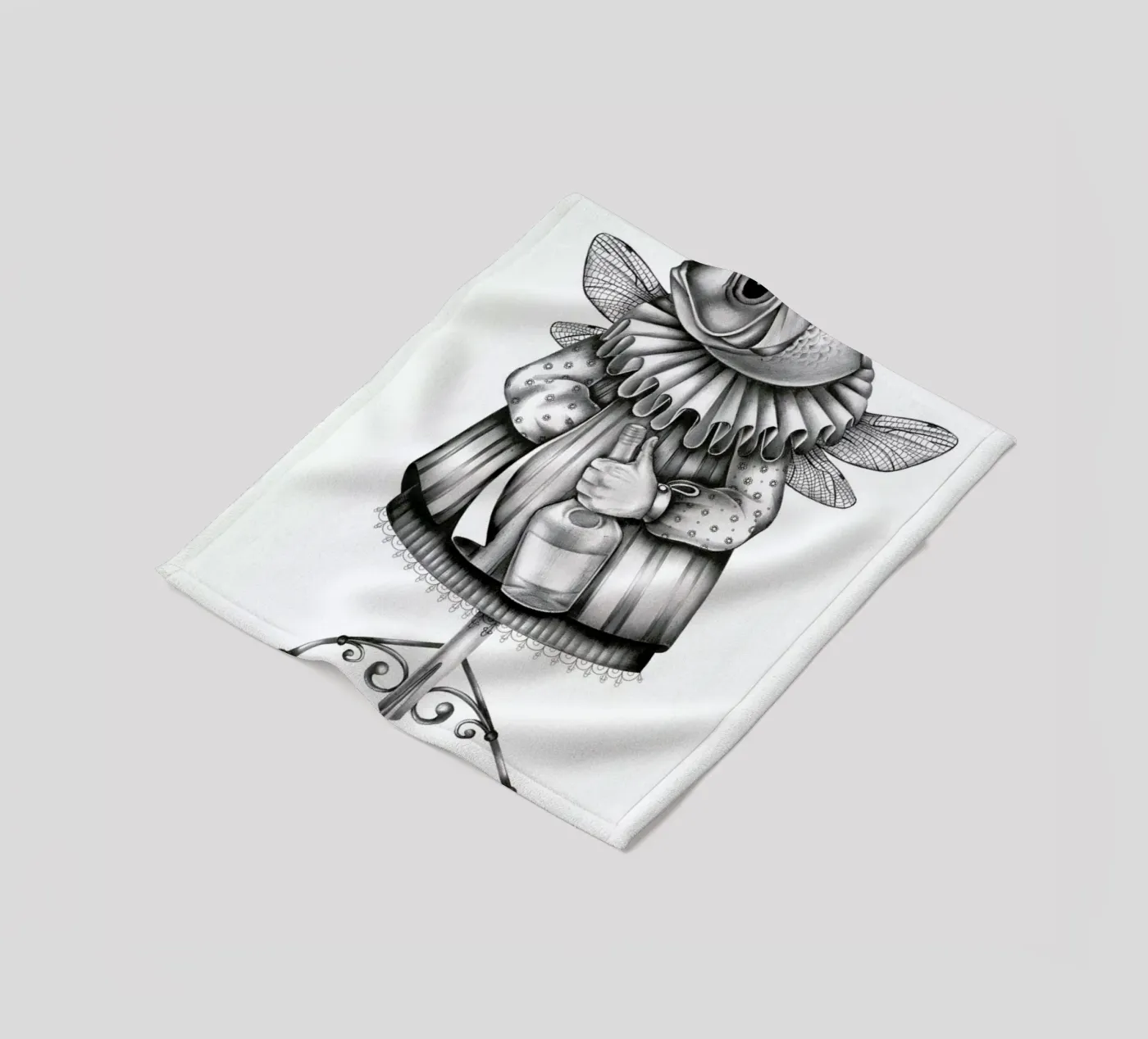 Fish Fleecedecke von Maria Vdovichenko