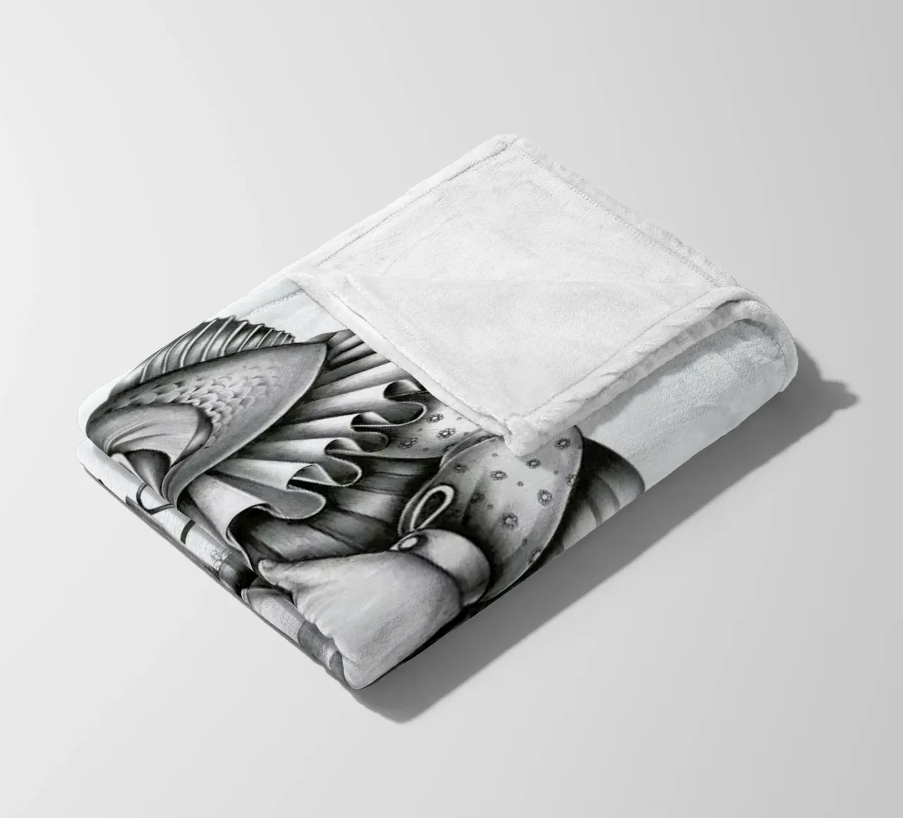 Fish coperta in pile da Maria Vdovichenko