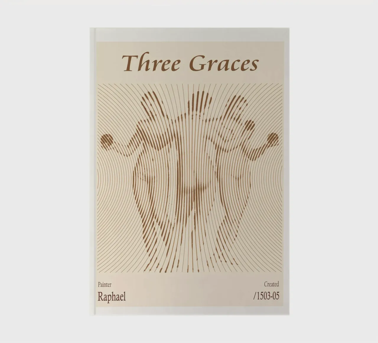 Three Graces by Raphael notebook by Doa Project