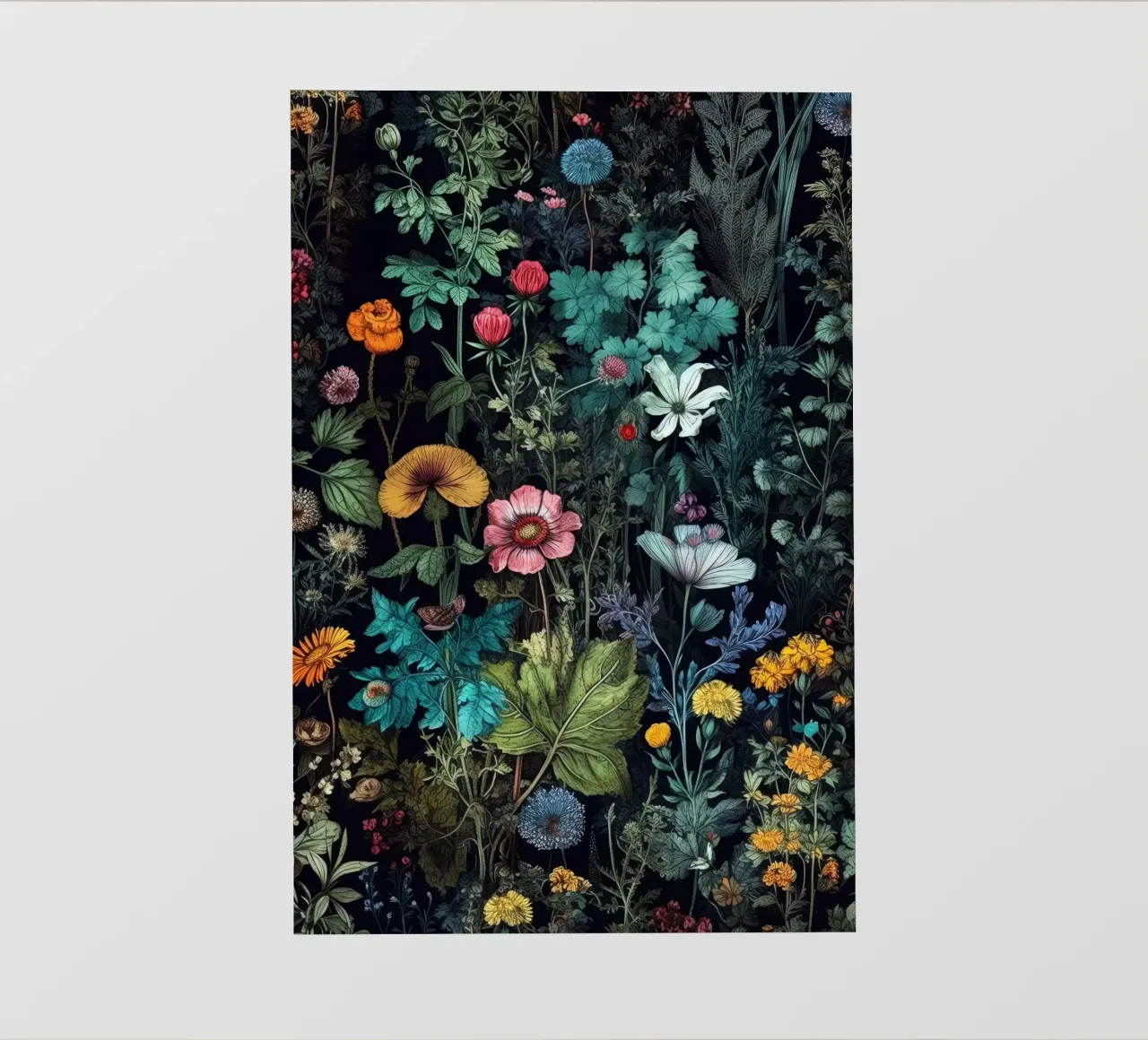 Flowers meadow nature art A pvc cover by Justyna Jaszke JBJart