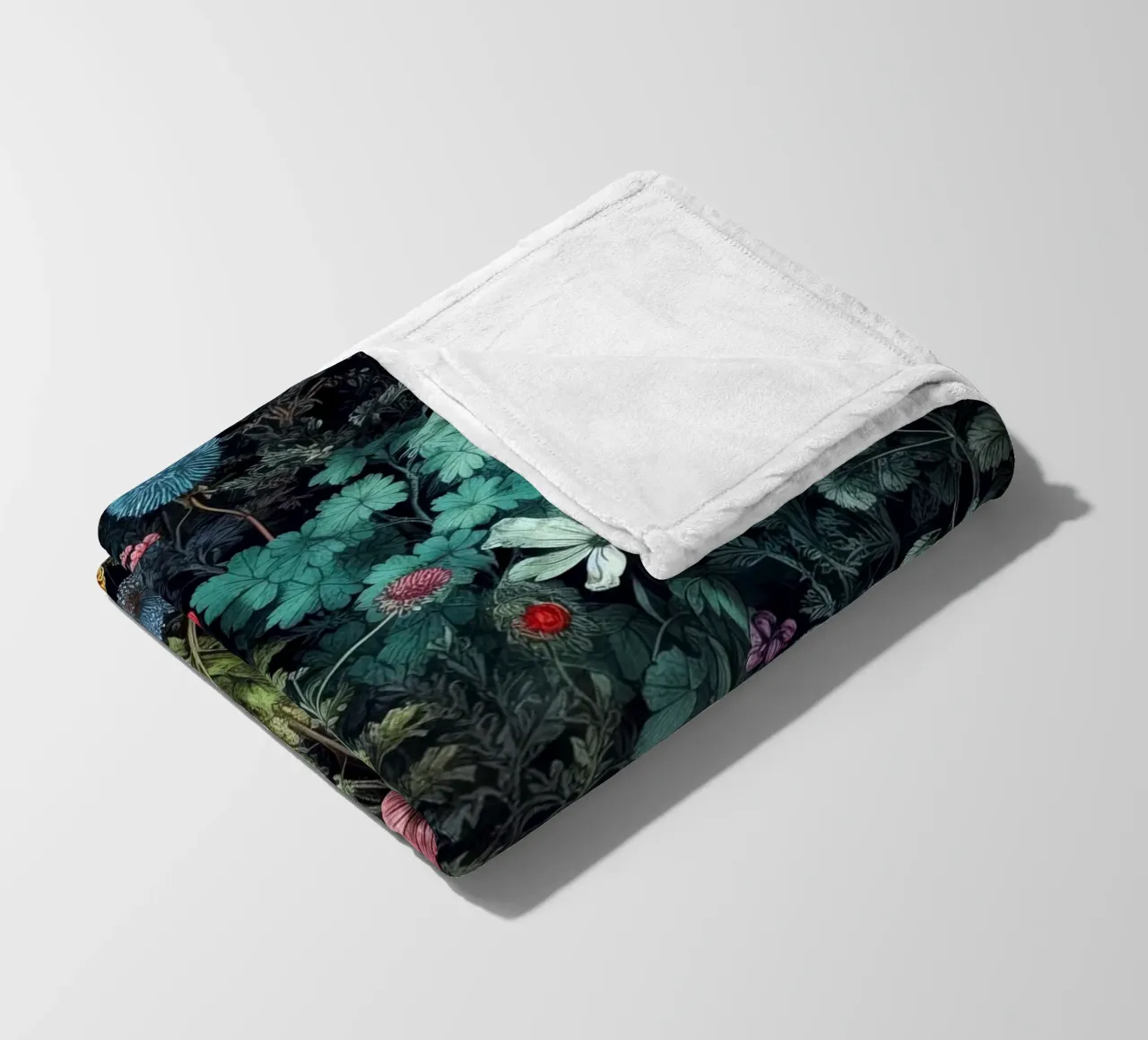 Fiori prato natura arte A coperta in pile da Justyna Jaszke JBJart