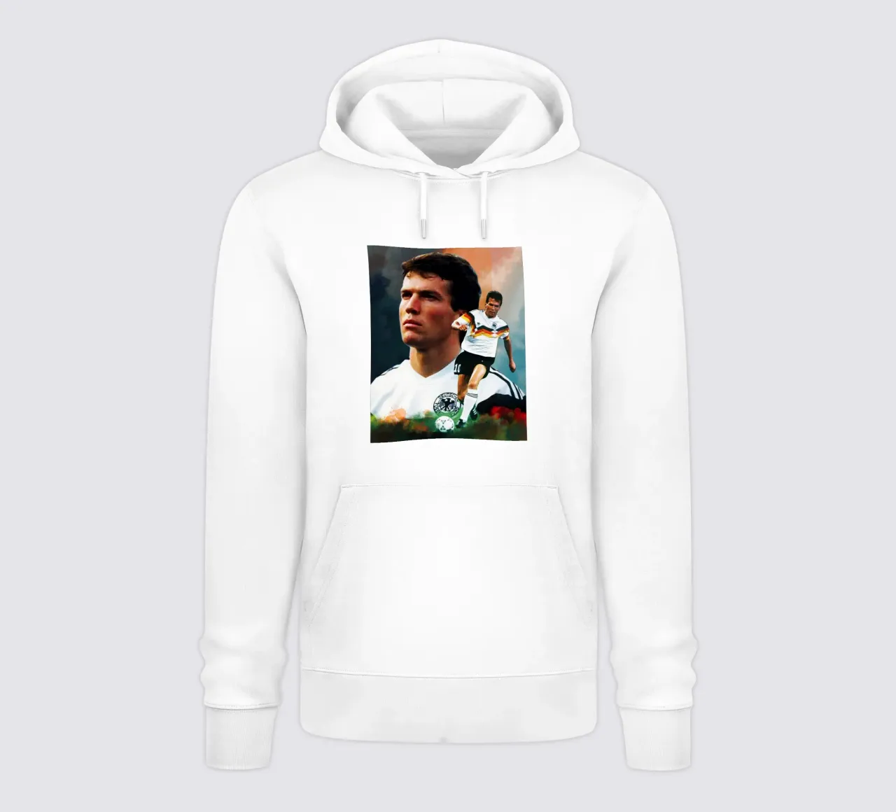 Lothar Matthaus, la leggenda felpa con cappuccio da Lembayung art