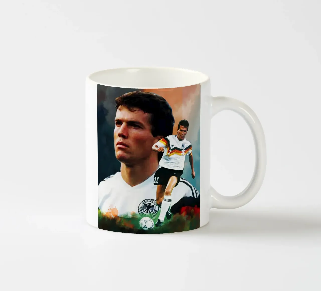 Lothar Matthaus, la leggenda tazza in ceramica da Lembayung art