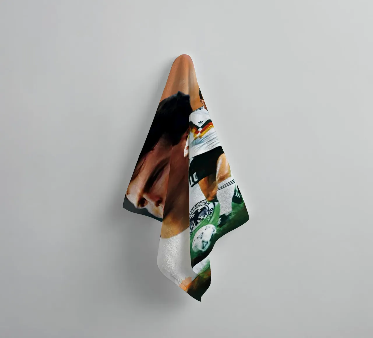 Lothar Matthaus the legend towel by Lembayung art