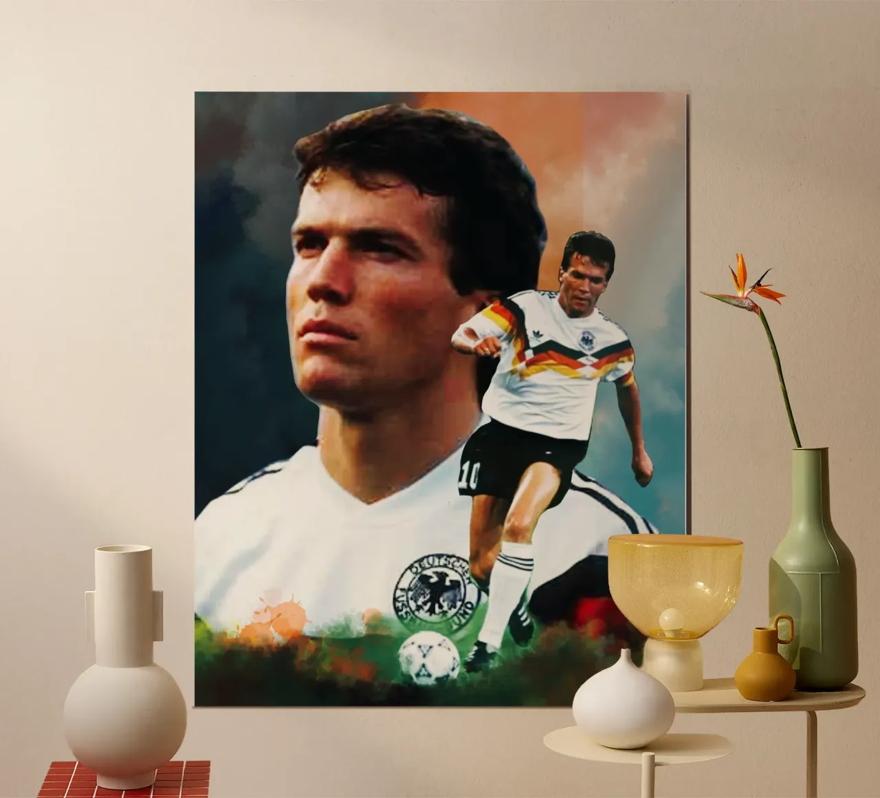 Lothar Matthaus, la leggenda carta hahnemühle da Lembayung art
