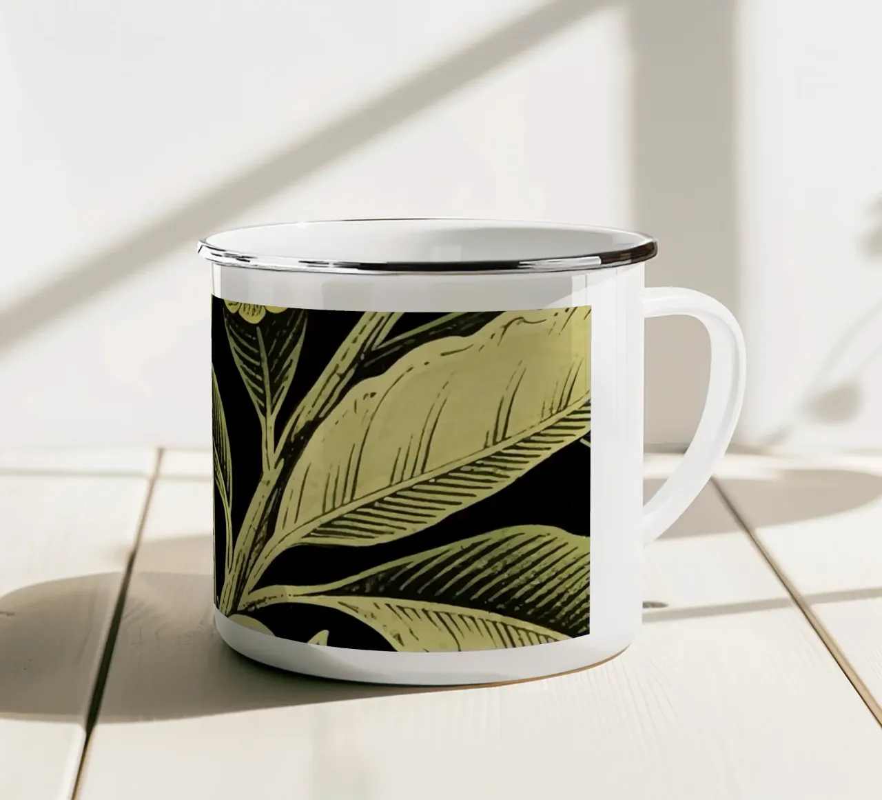 Pianta Natura tazza in smalto da knowledge