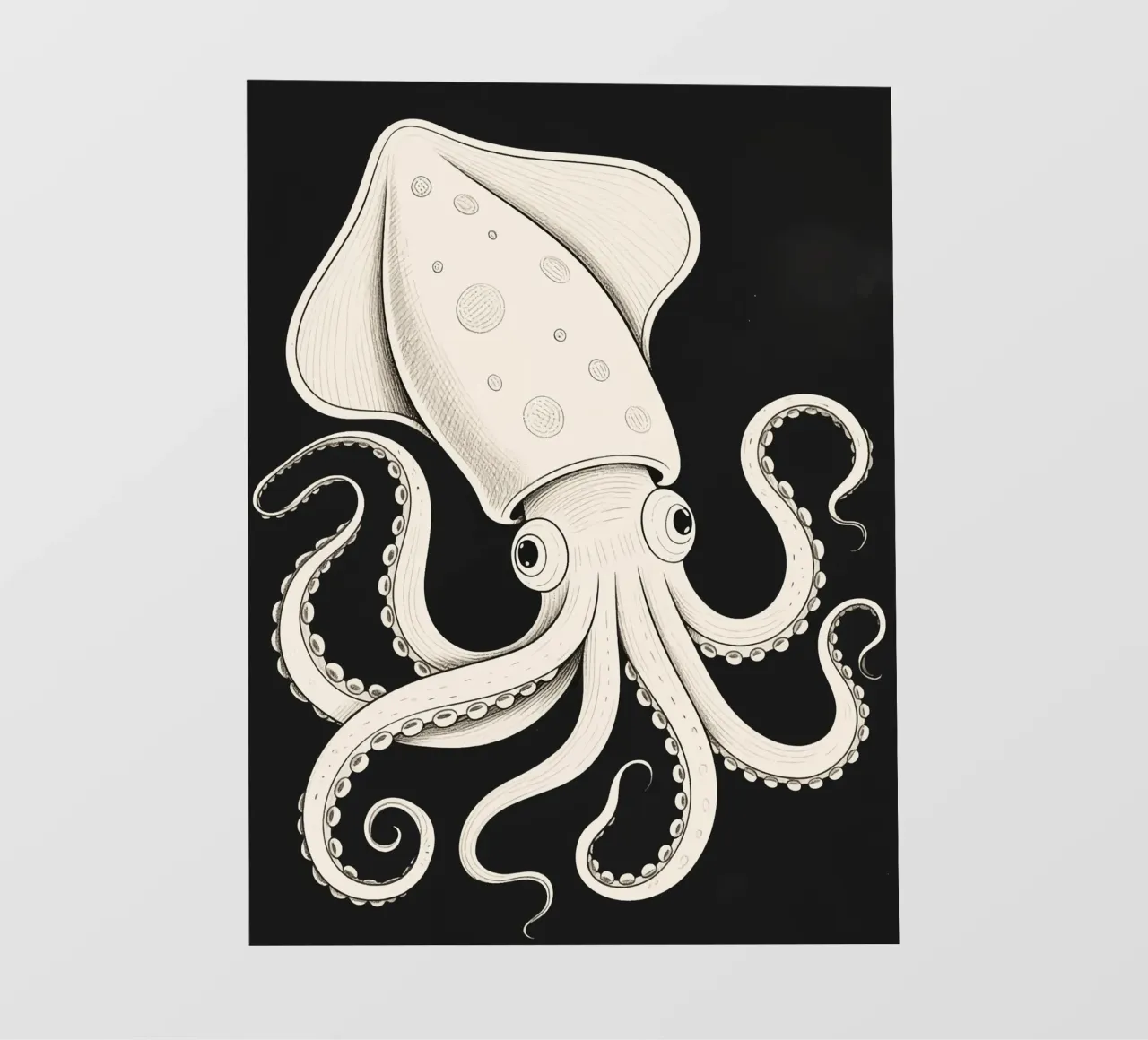 Calamaro pellicola backlit da knowledge