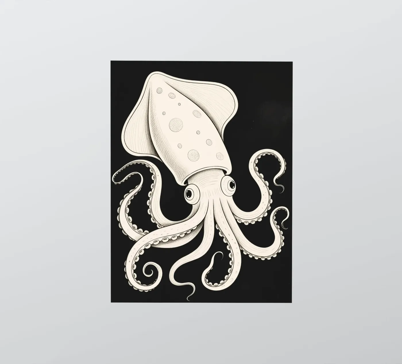 Squid sticker by knowledge