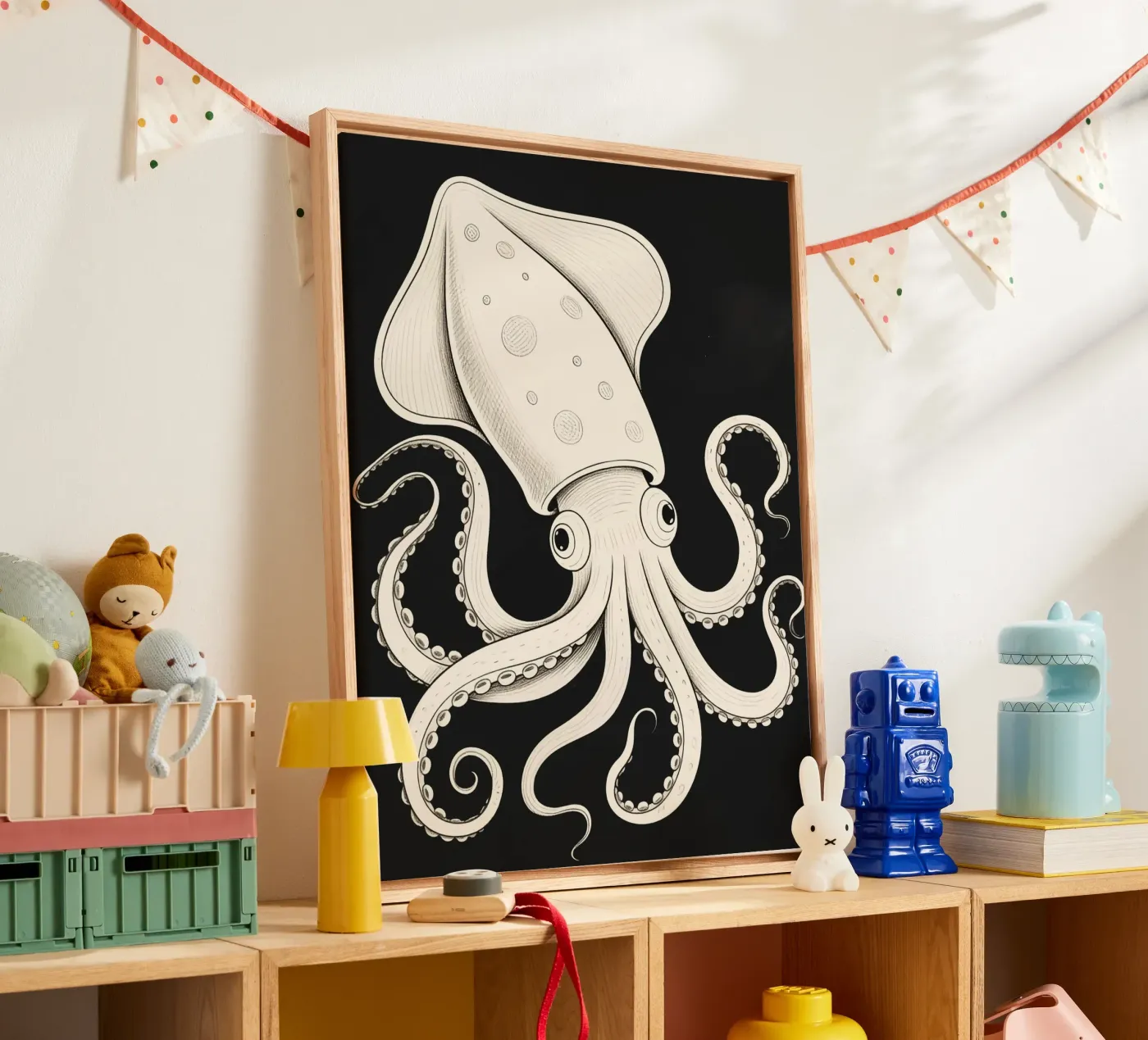 Squid canvas by knowledge