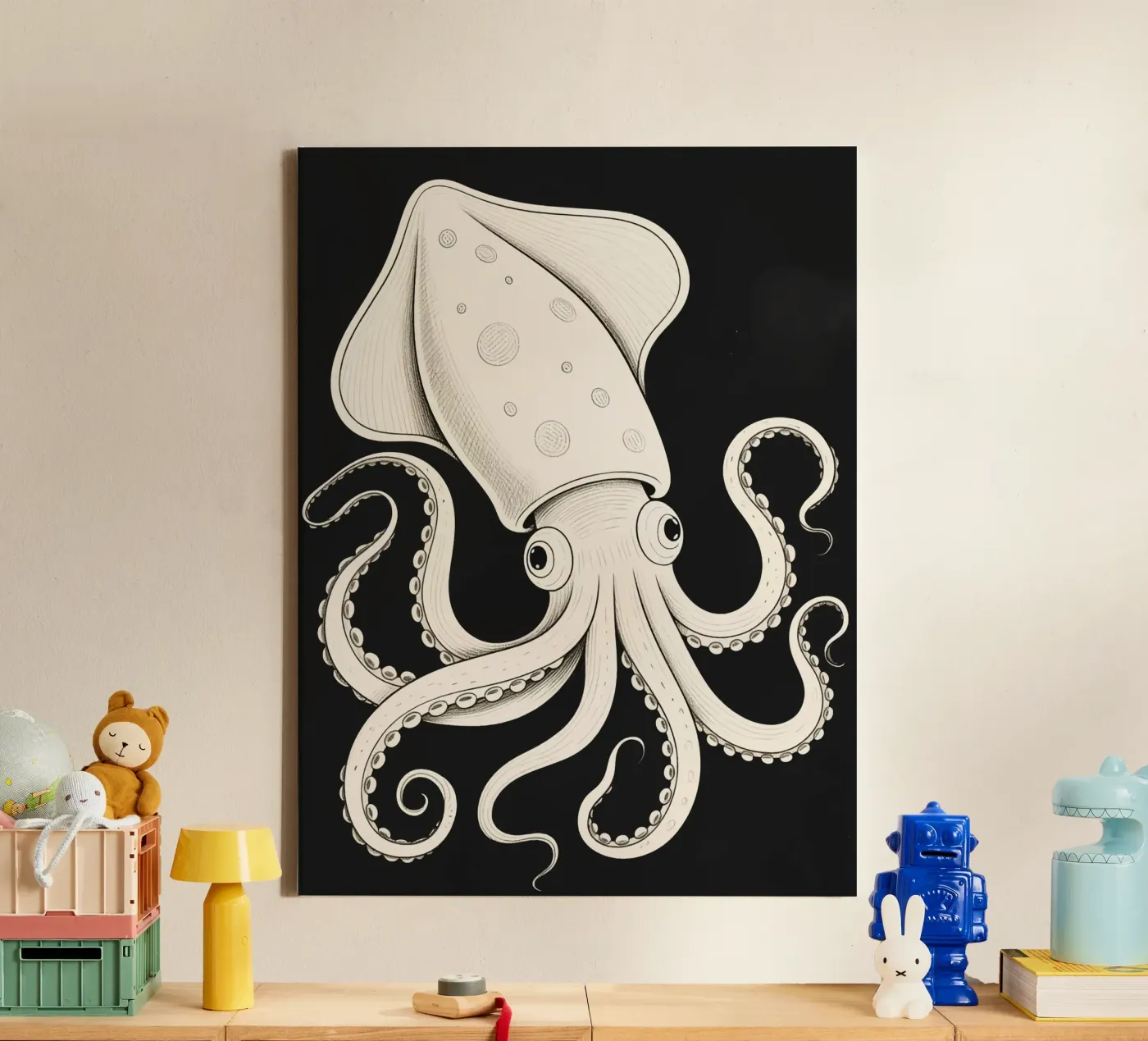 Squid canvas by knowledge