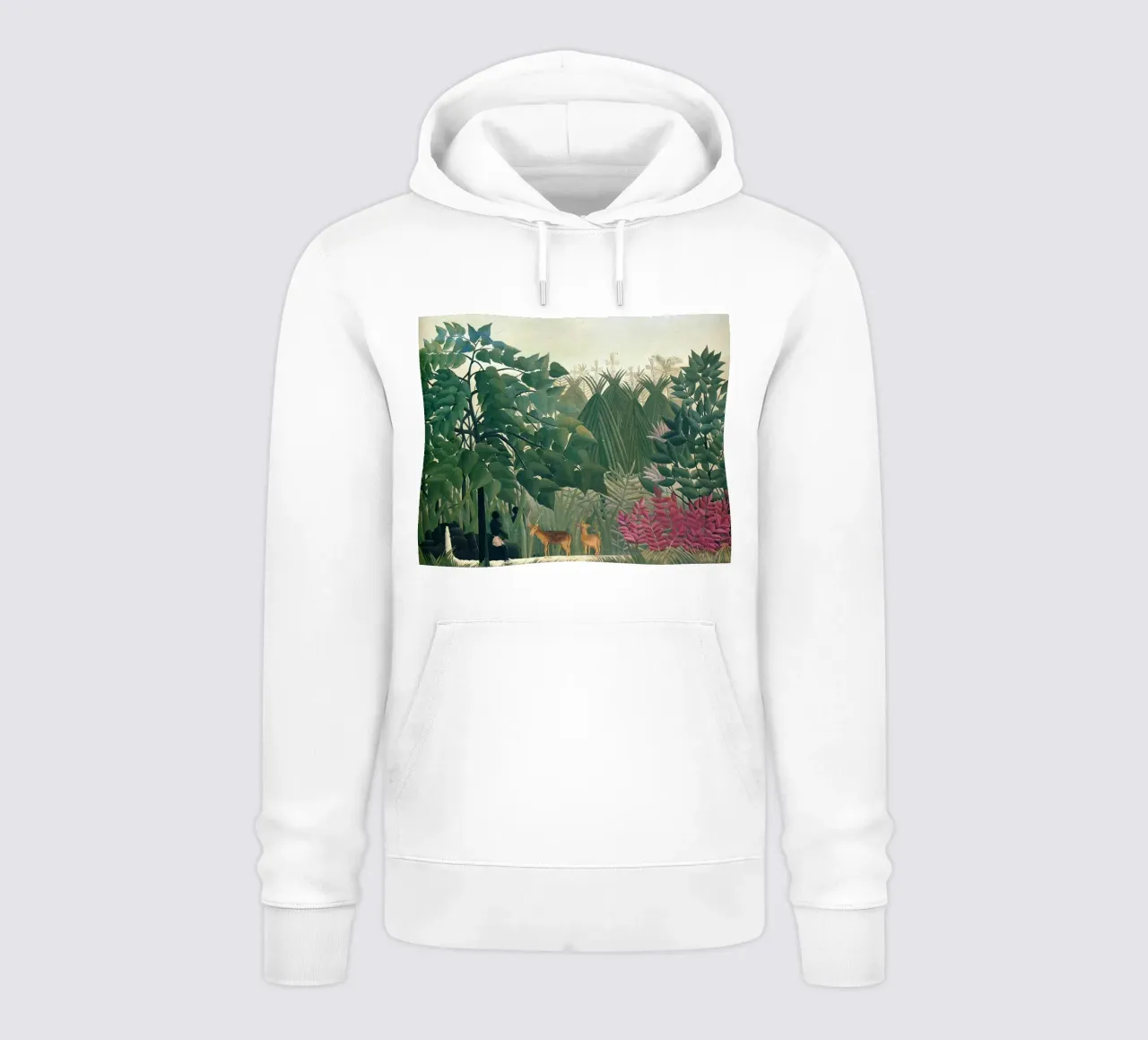 Henri Rousseau - Due cervi felpa con cappuccio da Family ARTWORK