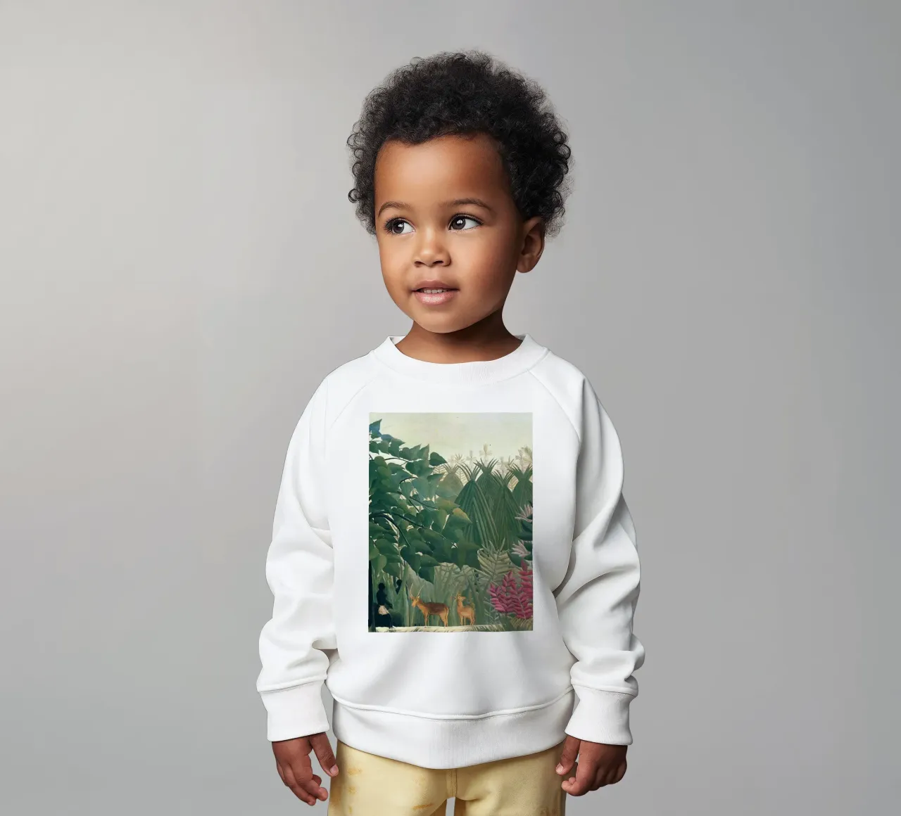 Henri Rousseau - Due cervi felpa neonato da Family ARTWORK