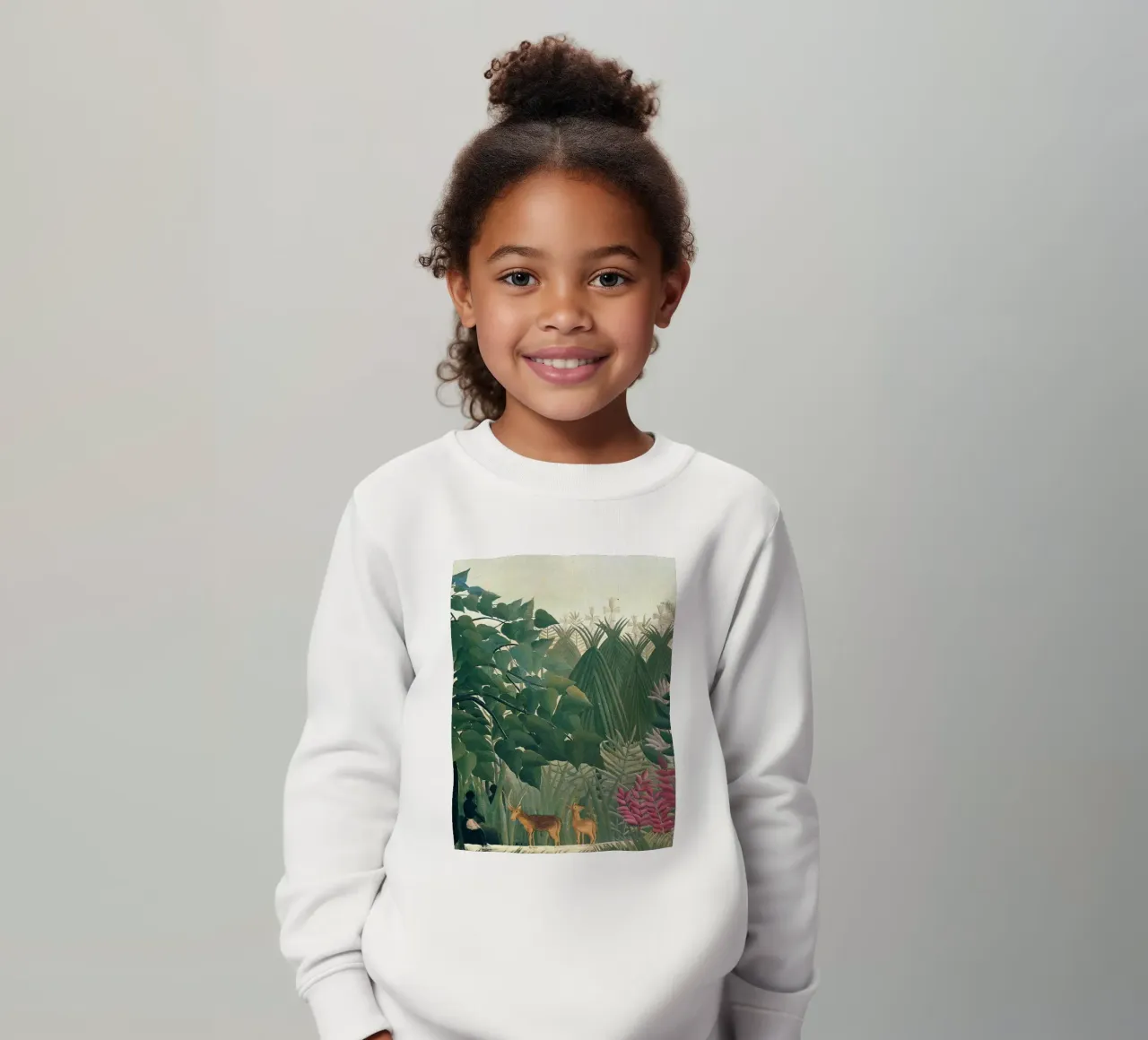 Henri Rousseau - Due cervi felpa bambino da Family ARTWORK