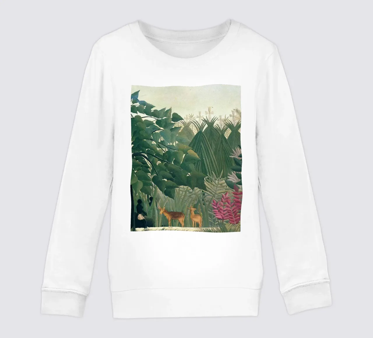 Henri Rousseau - Due cervi felpa bambino da Family ARTWORK
