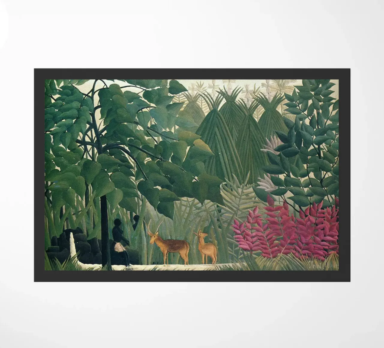 Henri Rousseau - Due cervi zerbino da Family ARTWORK