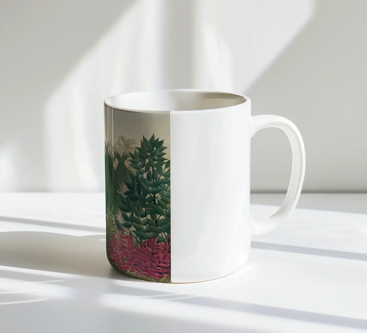Henri Rousseau - Due cervi tazza in ceramica da Family ARTWORK