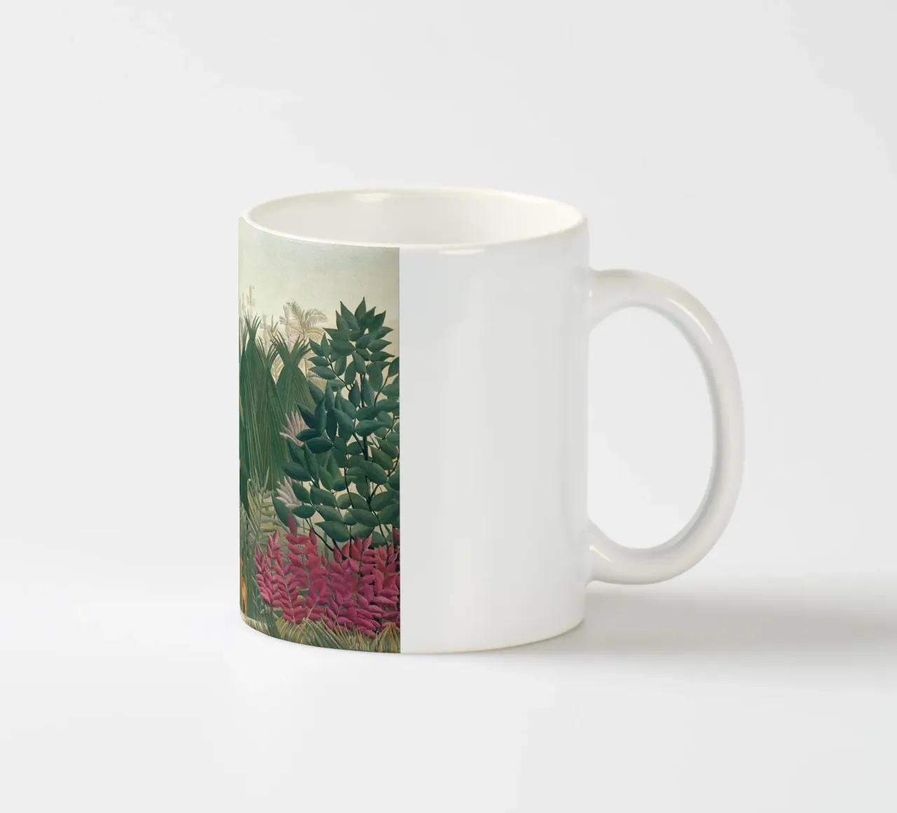 Henri Rousseau - Due cervi tazza in ceramica da Family ARTWORK