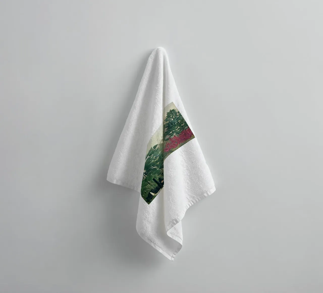 Henri Rousseau - Due cervi asciugamano da bagno da Family ARTWORK