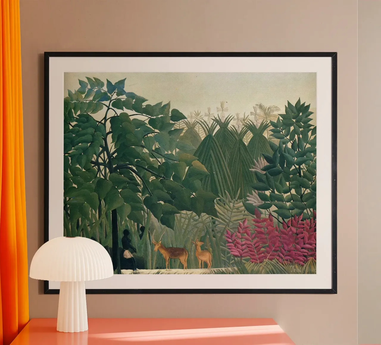 Henri Rousseau - Due cervi carta hahnemühle da Family ARTWORK
